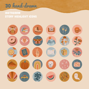 Instagram Story Highlight Icon Pack of 30