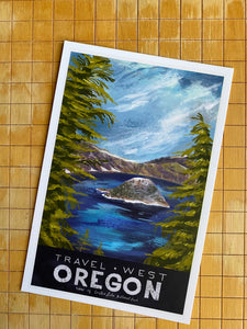 Travel West(er) State Postcard Set