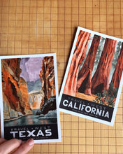 Travel West State Postcard Set