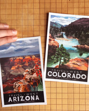 Travel West State Postcard Set