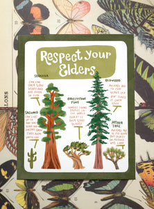Respect Your Elders Illustration Print