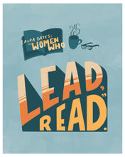Women Who Read // Illustrated Lettering Print